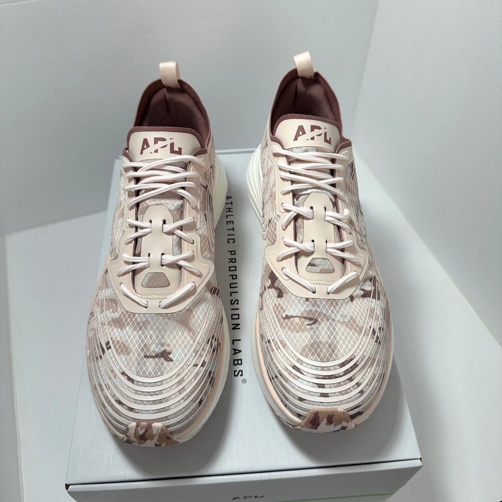 APL Streamline Men’s Sneakers 10 Creme Beachwood Camo Running Shoes NIB 🏃♂️✨ - Picture 11 of 12